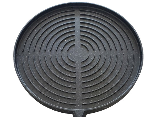 ორმაგი ტაფა და გრილი  ერთად Cast Double Sided Pan