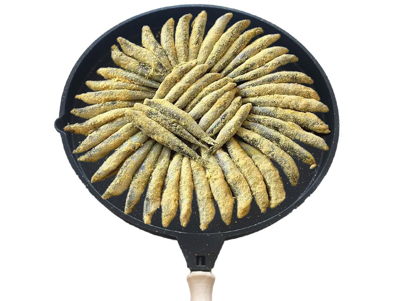 თევზის ტაფა 36 სმ / Cast Iron Fish Pan