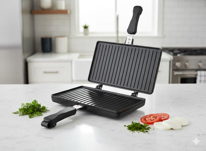 ხელის სენდვიჩ ტოსტერი 24*17 სმ ხელის სენდვიჩის ტოსტერი